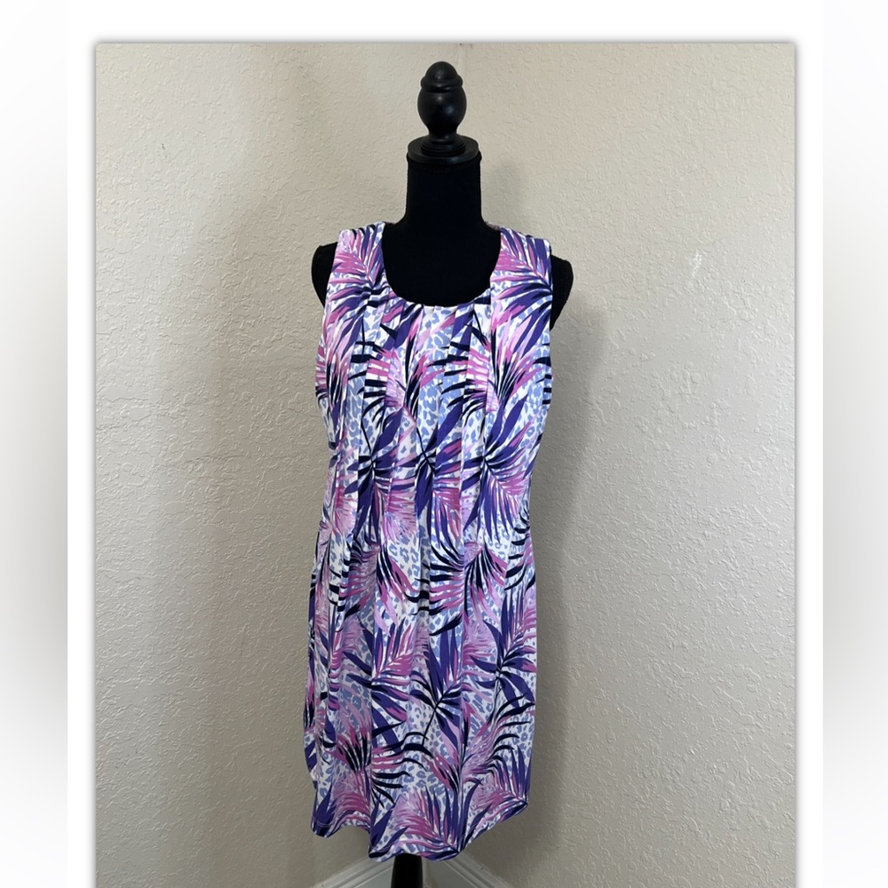Ronni Nicole Women’s Sleeveless Dress Pleats  Multicolor Size M